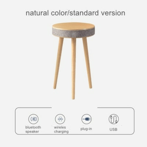 Smart Side Table With Bluetooth Speaker and Wireless Charging - DPKL Sales