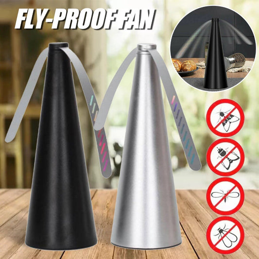 Fly Repellent Fan 'Whoosh Away' Protects Food USB Charging - DPKL Sales