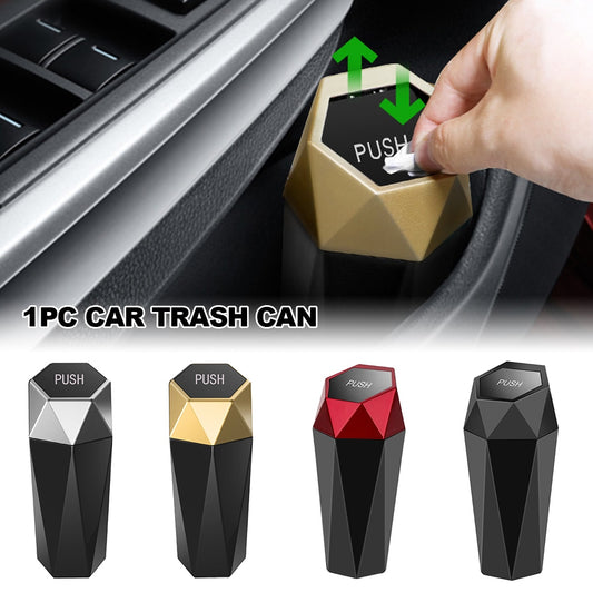Mini Car Trash Can Portable Dustbin With Leak-Proof Lid - DPKL Sales