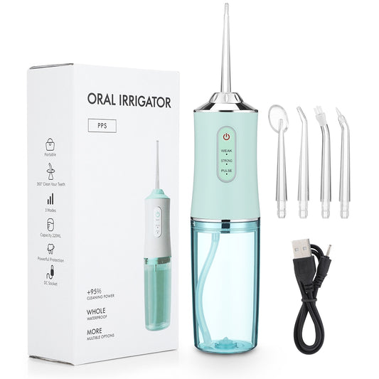 Oral Irrigator Portable Dental Water Flosser USB Rechargeable - DPKL Sales